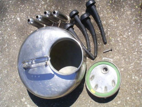 Used Surge Stainless Steel Babson Bros Milker Can Bucket Milking Cow Goat Dairy