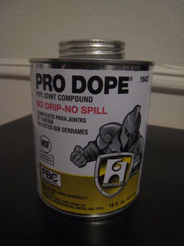 (4)pro dope hercules by oatey thread sealant screw cap with brush 16 fl oz 473 g for sale