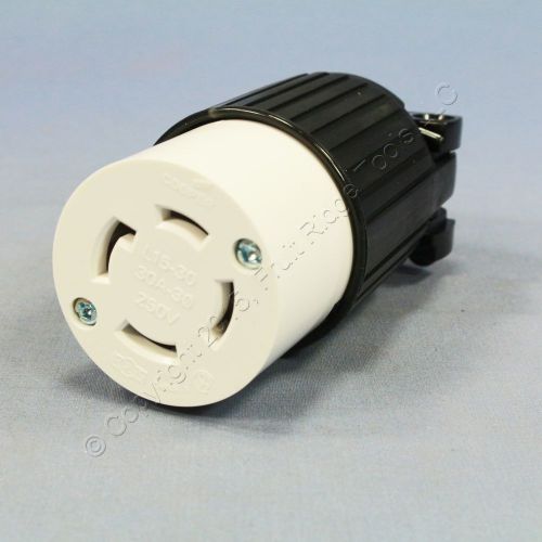 Cooper wiring twist locking connector turn lock l15-30r 30a 250v 3? l1530c boxed for sale