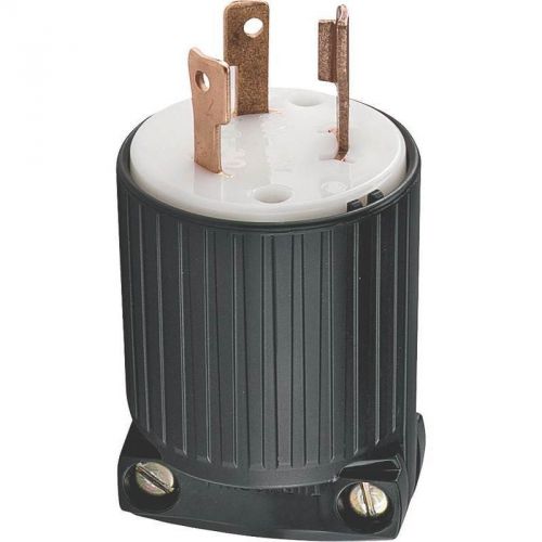 Twist Lock Electrical Plug, 125 V, 30 A, 2 P, 3 W COOPER WIRING L530P