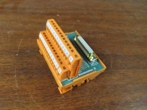 Weidmuller rd25 25 pin port 91064.5/67 terminal module board card assembly unit for sale