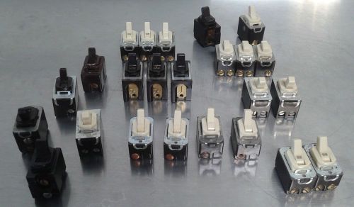 Lot of 24 Assorted Toggle Switches