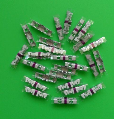 (Lot of 100) TYCO AMP 61226-2 Purple Picabond Connectors