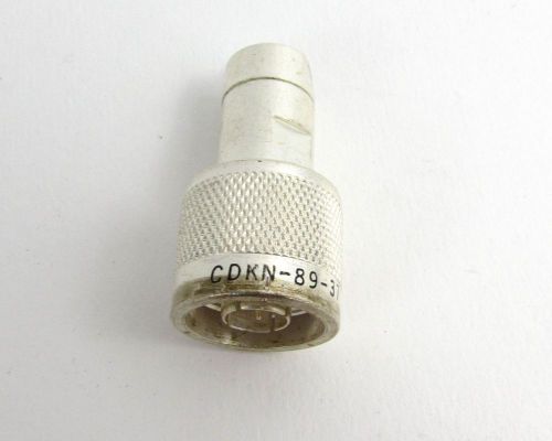 (3) Kings Electronics KN89-18 Type N/Male Dummy Load Termination Silver 50 OHM