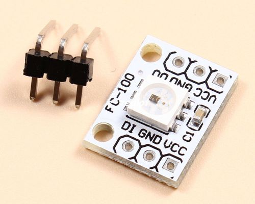 WS2811 5050 RGB LED Lamp Panel Module 1-Bit 5V Rainbow LED Perfect for Arduino