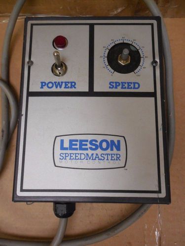 Leeson DC SCR Controller 174307.00 17430700 180 VDC 230 VAC 1PH Used
