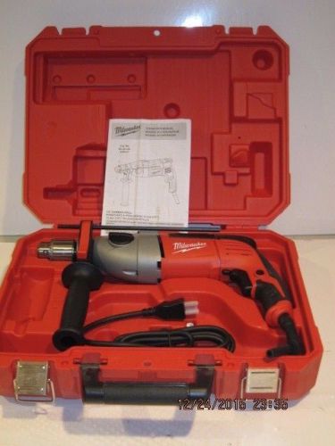 Milwaukee 5380-21 corded hammer drill, 1/2 inch/9amp/120vac free shipping  nisb! for sale