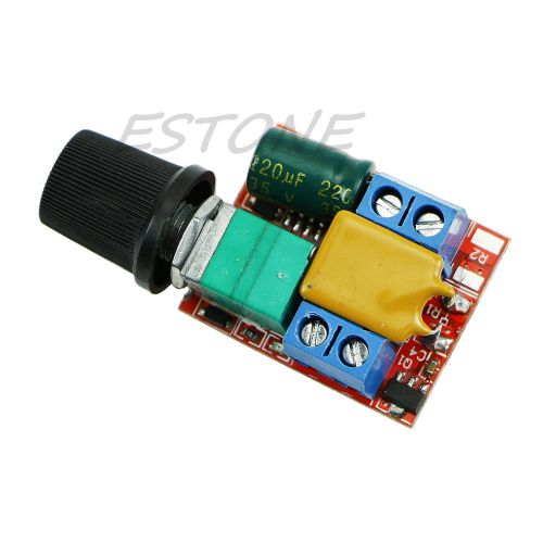 Mini dc motor pwm speed controller 3v-35v speed control switch led dimmer 5a for sale