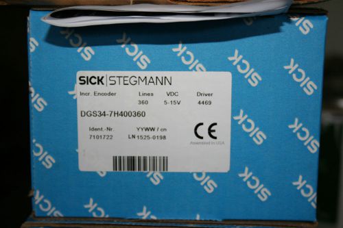 SICK Stegmann DGS34-7H400360 Rotary Incremental Encoder NIB