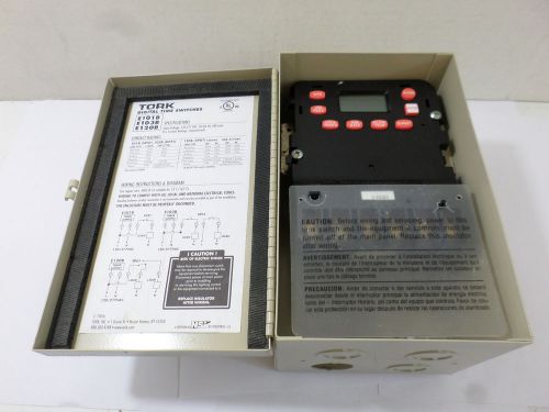 Used TORK Digital Time Switcher E101B E102B E120B 120-277 VAC 50/60 Hz 6VA Max