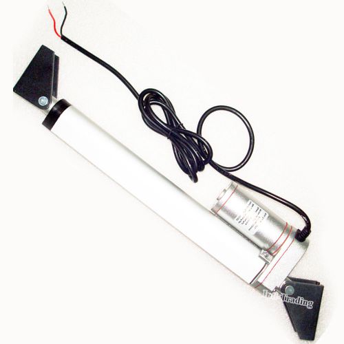 Heavy duty 6&#034; inch linear actuator w/ tilt brackets &amp; mounting 12v dc 330lbs max for sale