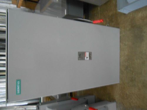 SIEMENS HNF366R SAFETY SWITCH 600 AMP 600 VOLT DISCONNECT 3P NON FUSIBLE
