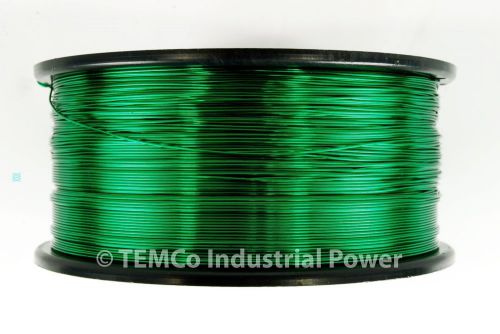 Magnet wire 31 awg gauge enameled copper 155c 1.5lb 5925ft magnetic coil green for sale
