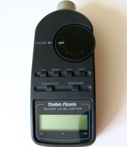 Radio Shack Sound Level Meter Fine Tune Audio Response Model 33-2055