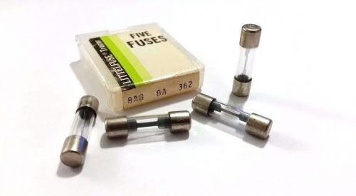 LOT OF 4 EACH LITTELFUSE LF FUSES 362 8A 32V