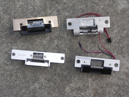 Lot of 4  access control electric strikes, hes, rofu, secolarm, von duprin for sale