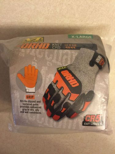 Mechanix Size XL Cut Resistant Gloves, Gray, KHD-CR-011