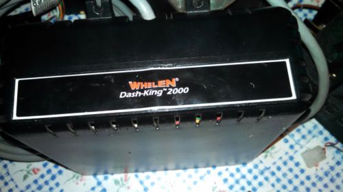 Used Whelen Dash-King 2000 double strobe
