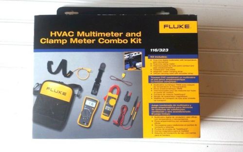 Fluke 116 323 HVAC Combo Kit   *NEW*   MSRP $335