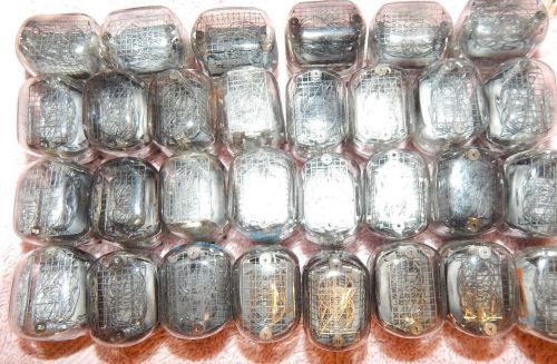 30 PIECES NIXIE DISPLAY TUBES 8422 5991 BURROUGHS NATIONAL USA MADE TESTED GOOD