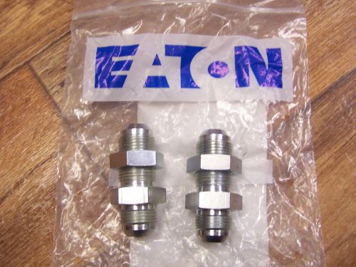 Two Hydraulic  Eaton Aeroquip # 2041-12-12S hose adapter New