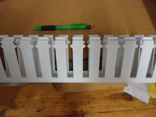 Hellermann 181-13011 Wall Duct; PVC; Slotted; 6 ft 1 inx3 in White. 2 Pieces!