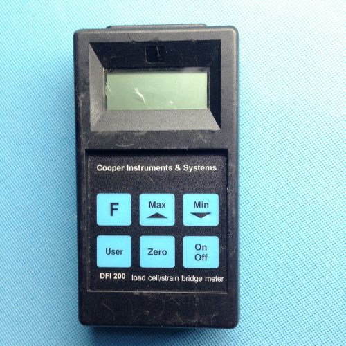 Cooper Instruments &amp; Systems DFI 200 Load Cell/Strain Bridge Meter