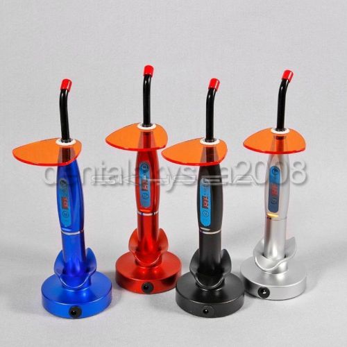 4 set 1500mw Wireless Cordless LED  5w Dental Curing Light Lamp T1 5 colors