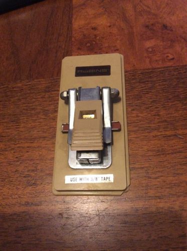 Vintage Robins 3/8&#034; Tape Splicer Dispenser Cutter Trimmer  Pat No.2778420