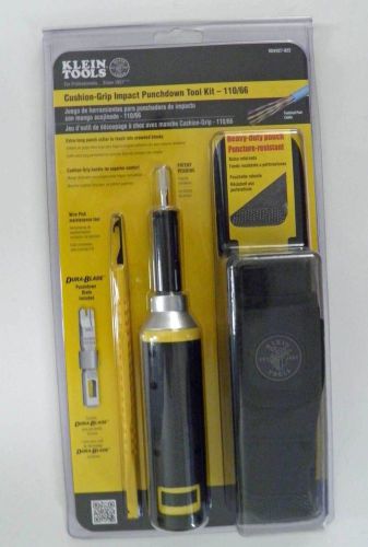 Klein tools vdv427-822 cushion-grip impact punchdown tool kit (110/66) (new) for sale