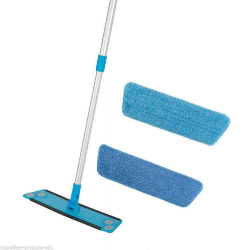 Simplee Cleen Microfiber Swivel Household Mop Kit with Two Pads