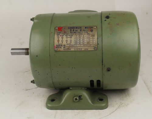 Yaskawa Electric Continuous Duty Condenser Motor 1/2HP 110/220VAC USG