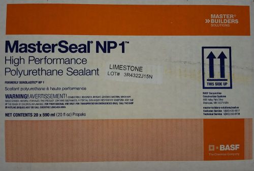 LOT OF 20 BASF MasterSeal NP 1 Polyurethane Sealant Sausage Limestone CAULK