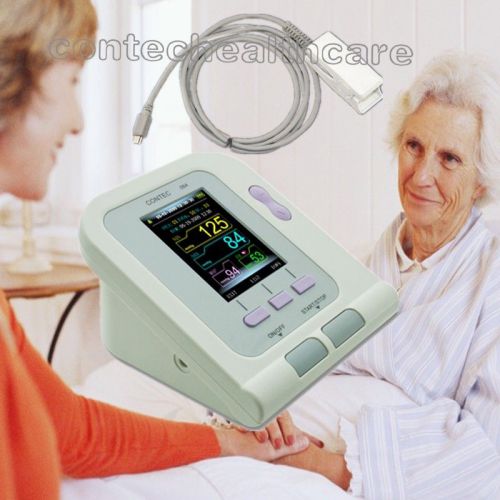 Hot colour lcd screen digital memory arm blood pressure monitor&amp;heart beat meter for sale