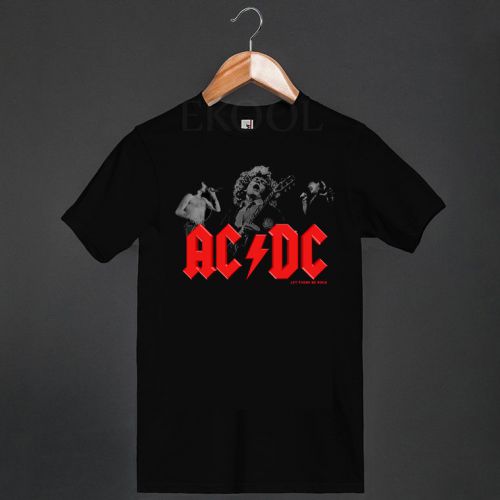 AC DC Dirty Deeds Done Cheap T-Shirt Back In Black Album Rock Music