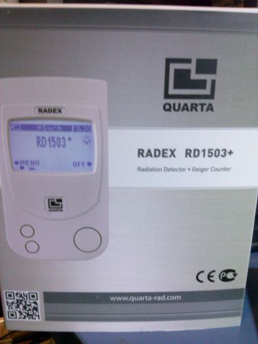 RADEX RD1503+ Geiger Counter /Radiation Detector (New 2015 Model)