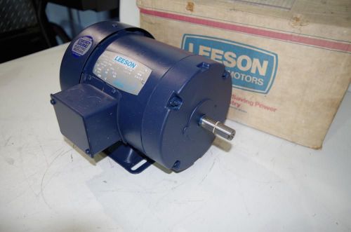 LEESON 1HP AC MOTOR # 110145.00  # C6T34FB1B  208-230/460VAC 60/50HZ.  3450RPM