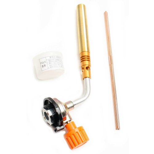 Brazng Gas Torch With Flus Welding Rod