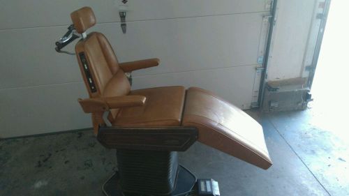 Tan Leatherette dental chair recliner