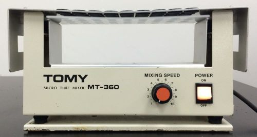 WARRANTY TOMY MT-360 MicroTube TestTube Mixer Shaker 36 Place Rack D3