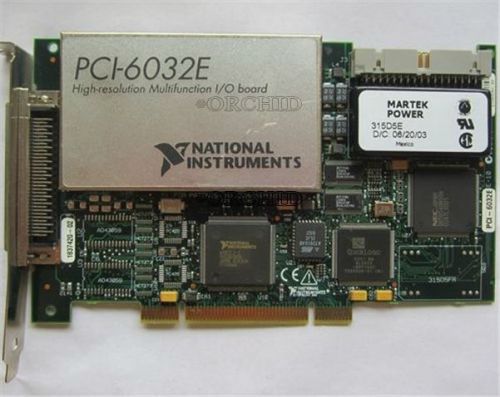 one used national instruments ni pci-6032e daq card #3079788