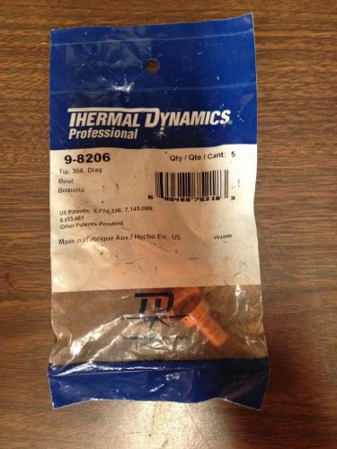 Thermal dynamics 9-8206 5/pk. plasma drag tip 30a (genuine). for sale