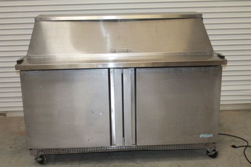 Edesa 24 Pan Cutting board Sandwich Door Refrigerated Prep Table Model EDMT-60