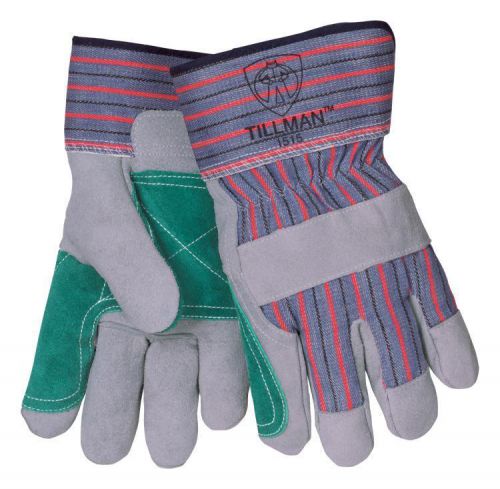 Tillman 1515 Cowhide/Canvas Back Double Palm Work Gloves Women&#039;s,X-Small|Pkg.12
