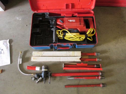 HILTI DD-100 coring drill wet/dry system, hand held  kit COMBO  (455)