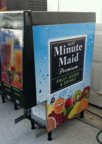 Lancer Minute Maid Commercial 2 Flavor Juice Dispenser Orange Apple Juicer w/LED