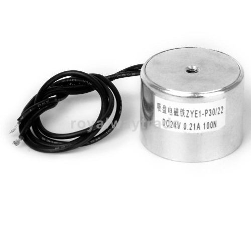 100n/10kg electric lifting magnet solenoid electromagnet zye1-p30/22  dc 24v for sale