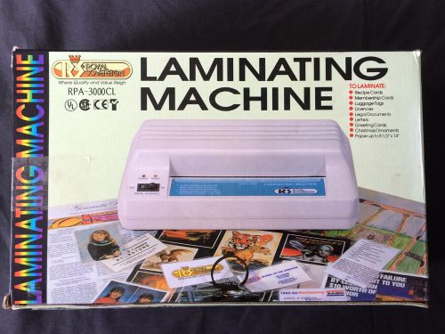 Royal Sovereign Laminating Machine, 14 Inches (RPA-300CL)