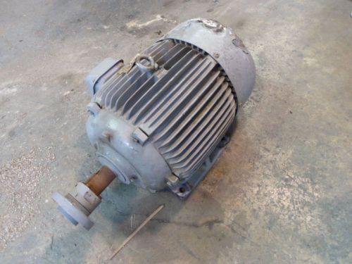 RELIANCE 15HP DUTY MASTER MOTOR #9251207 254T:FR 230/460V 3PH 3515:RPM USED