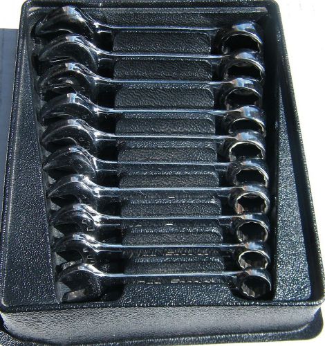 Snap-on #oxi710b 10pc metric  stubby wrench set exc for sale
